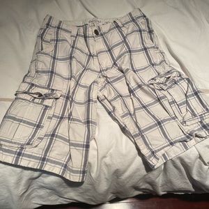 AEROPOSTALE Authentic Plaid Cargo Shorts - Sz 30